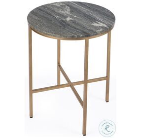 Butler Loft Caty Distressed Multi Marble End Table