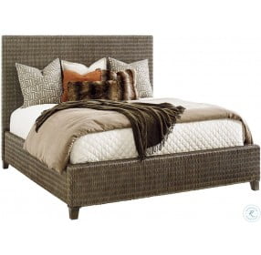 Cypress Point Driftwood Isle Woven King Platform Bed