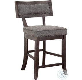 Oxton Espresso Counter Height Chair Set Of 2
