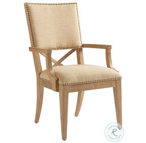 Los Altos Soft Golden Maize Alderman Upholstered Arm Chair Set Of 2