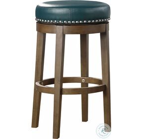 Westby Green Round Swivel Pub Height Stool Set Of 2