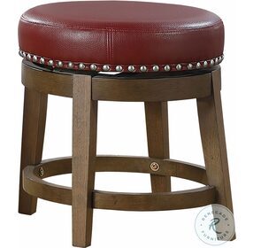 Westby Red Round Swivel Stool Set Of 2