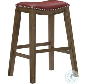 Ordway Red Pub Height Stool