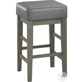 Pittsville Antique Gray Height Stool Set Of 2