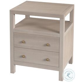 Celine Antique Taupe Nightstand