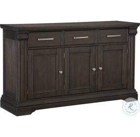 Southlake Wire Brushed Rustic Brown Server