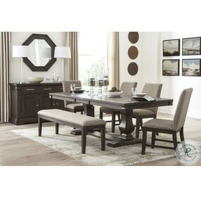 Southlake Wire Brushed Rustic Brown Extendable Dining Room Set