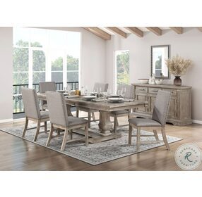 Southlake Brownish Gray Extendable Dining Room Set