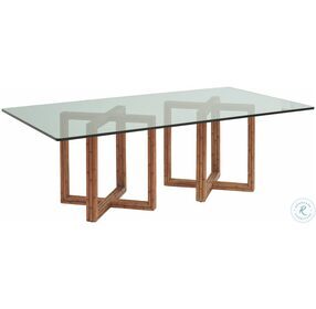 Palm Desert Sundrenched Sierra Tan Sheridan 84" Dining Table