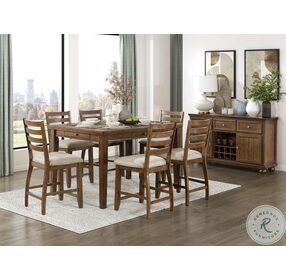 Tigard Cherry Counter Height Dining Room Set