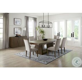 Brookings Brown Extendable Dining Room Set