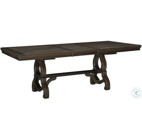 Gloversville Brown Extendable Dining Table