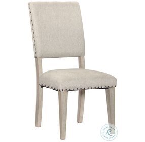 Fallon Light Gray Side Chair Set of 2