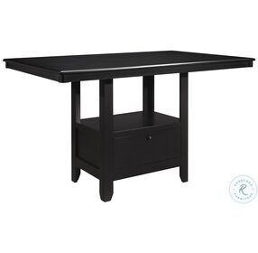 Raven Charcoal Gray Counter Height Dining Table