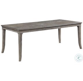 Garner Brown Gray Extendable Dining Table