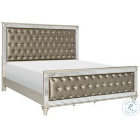 Juliette Silver Queen Panel Bed