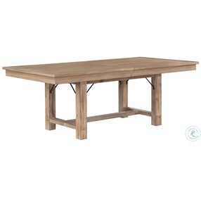 Aberdeen Distressed Light Oak Extendable Dining Table