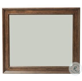 Rustic Traditions Rustic Cherry Landscape Mirror