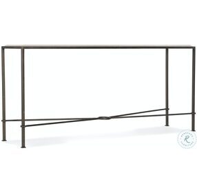 Melange Gray And Black Console Table