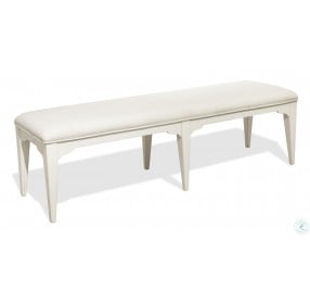 Myra Paperwhite Upholstered Dining Bench