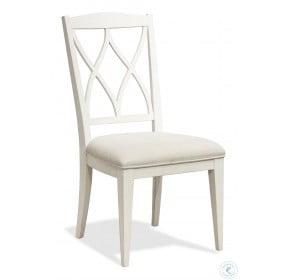 Myra Paperwhite X Back Upholstered Side Chair Set Of 2
