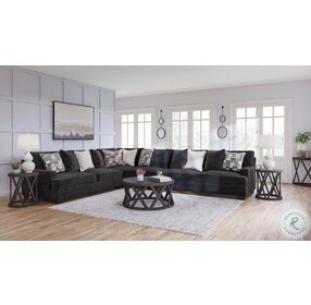 Lavernett Charcoal 4 Piece Sectional