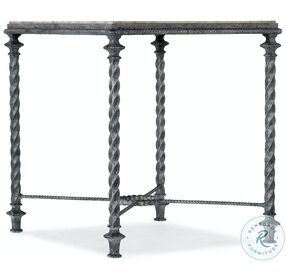 Traditions Gray And Brown End Table