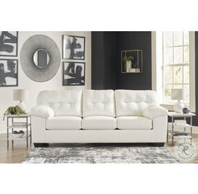 Donlen White Sofa