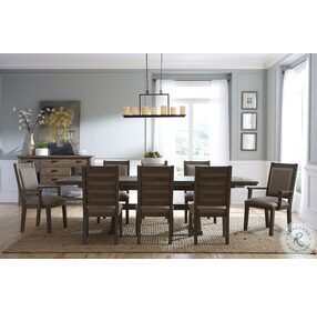 Foundry Driftwood Extendable Saw Buck Dining Room Set