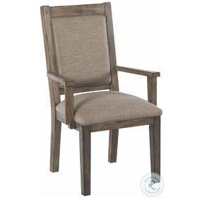 Foundry Driftwood Upholstered Arm Chair Set of 2