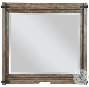 Foundry Driftwood Bureau Mirror