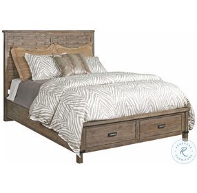 Foundry Driftwood Queen Panel Storage Bed