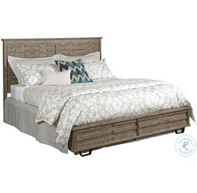 Foundry Driftwood King Panel Bed