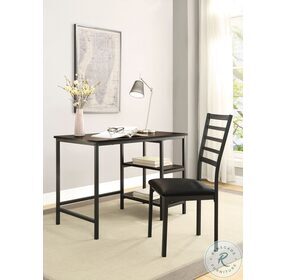 Madigan Black Writing Desk and Chair