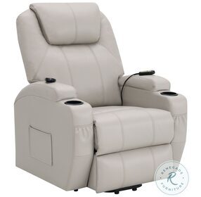 Sanger Champagne Lift Power Recliner with Massage