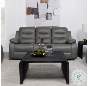 Nova Dark Gray Reclining Sofa
