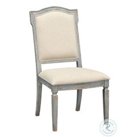 Monaco Cream Upholstered Side Chair Set Of 2