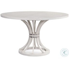 Maxine Antique White Round Dining Table