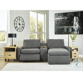 Hartsdale Granite Small RAF Chaise Power Reclining Sectional