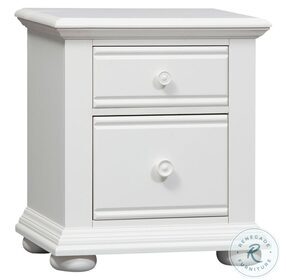 Summer House Oyster White 2 Drawer Nightstand