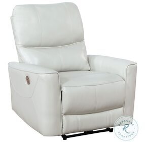 Greenfield Ivory Power Recliner