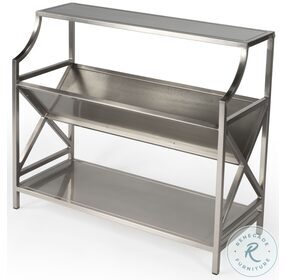 Keats Nickel Plated Library Bookcase