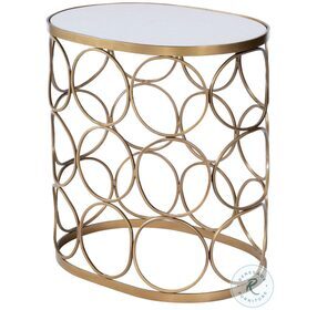 Talulah Oval Marble Accent Table