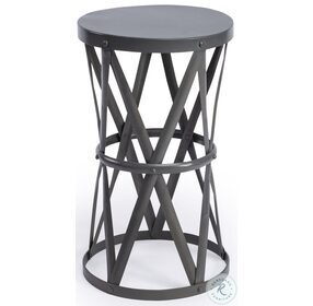 Empire Round Iron Accent Table