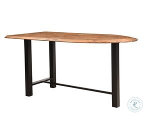 Hill Crest Brown With Black Counter Height Dining Table
