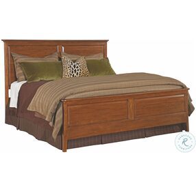 Cherry Park Natural Queen Panel Bed
