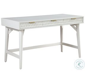 White Pearl Large Desk
