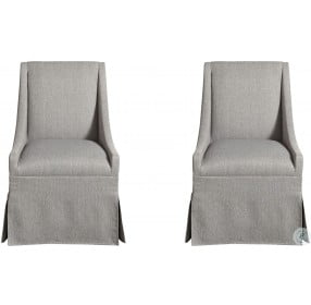 Modern Townsend Gray Arm Chair Set of 2