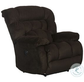 Daly Chocolate Power Lay Flat Recliner