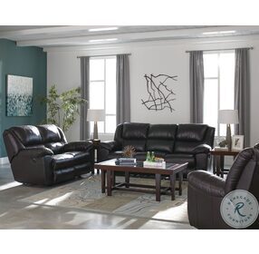 Transformer II Chocolate Leather Ultimate Power Reclining Living Room Set